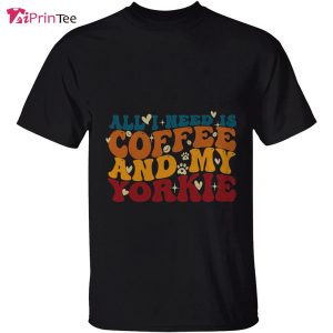 All I Need is Coffee and My Yorkie Vintage T Shirt Best gifts your whole family 3