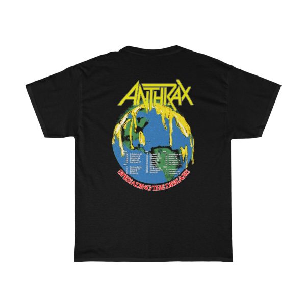 Anthrax 1986 Spreading The Disease Tour Shirt