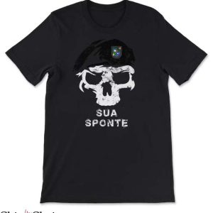 Army Rangers T Shirt Ranger Regiment DUI Sua Sponte Skull