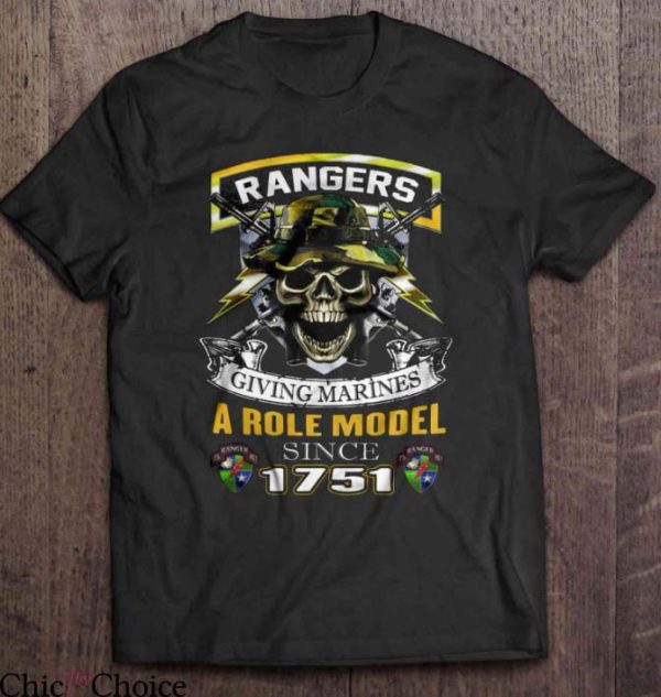 Army Rangers T Shirt Rangers Giving Marines A Role Model