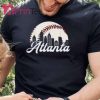 Atlanta Baseball Skyline Atlanta Braves Cityscape T-Shirt – Best gifts your whole family