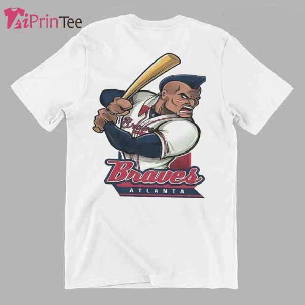 Atlanta Braves Baseball Cartoon T-Shirt – Best gifts your whole family