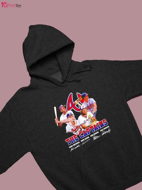 Atlanta Braves Eddie Mathews Hank Aaron Bob Horner and Dale Murphy T-Shirt – Best gifts your whole family