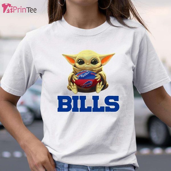 Baby Yoda Star Wars Football Buffalo Bills T-Shirt – Best gifts your whole family