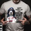 Basset Hound Shirt To My Amazing Dad American Flag