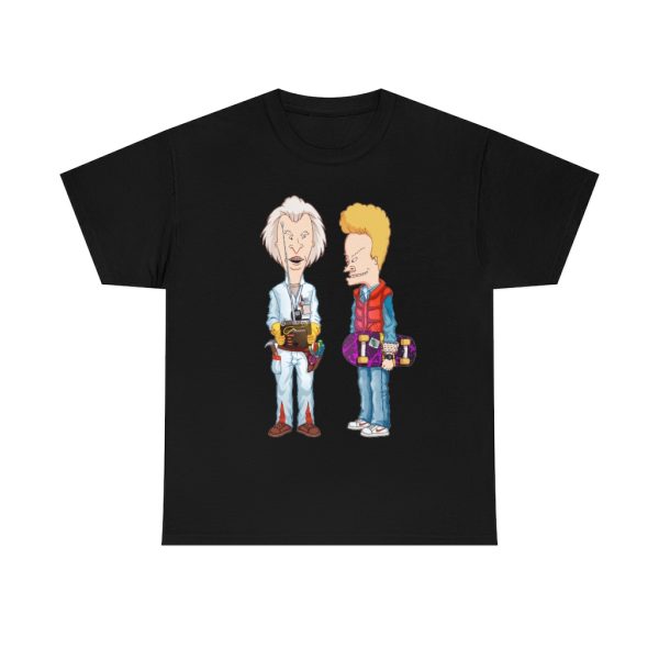 Beavis and Butthead Back To The Future Mashup Shirt