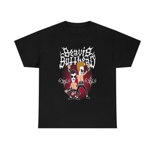 Beavis and Butthead Black Metal Shirt