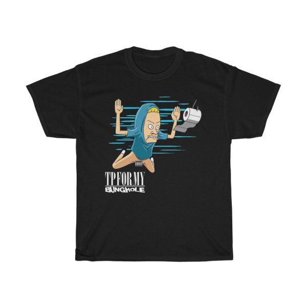 Beavis and Butthead Nirvana Nevermind Album Cover TP For My Bunghole Shirt
