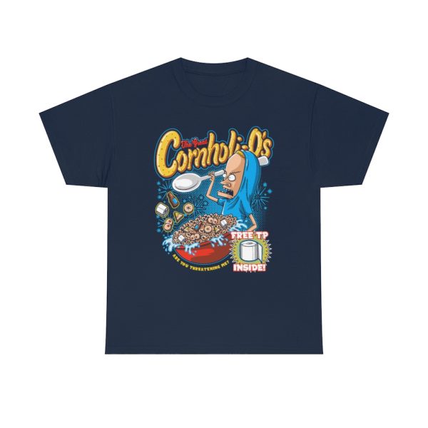 Beavis and Buttheads Cornholi-O’s Free TP Inside Ceral Box Inspired Shirt