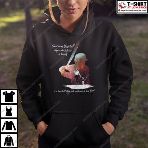 Behind Every Baseball Player Who Believes In Himself Baseball Mom Shirt