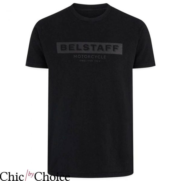 Belstaff Tour T-Shirt Darken Motorcycle Engand 1924 Shirt