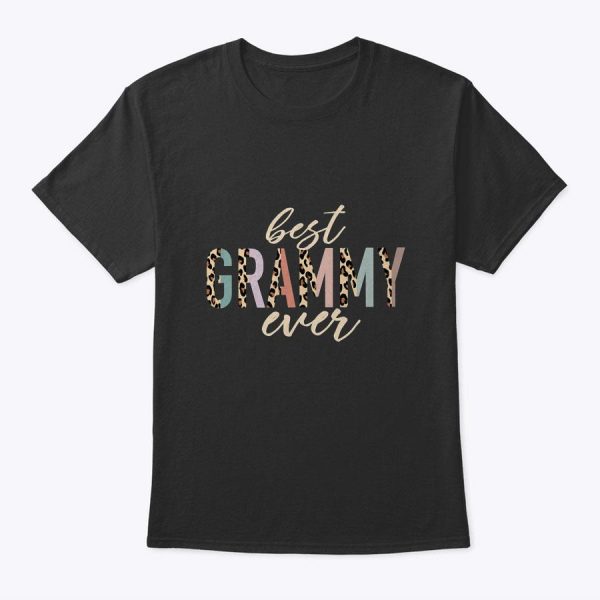 Best Grammy Ever Gifts Leopard Print Mothers Day T-Shirt