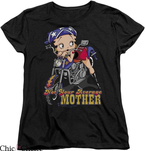 Betty Paige T-shirt Bettie Page Boop-Not Your Average Mother