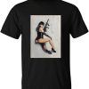 Betty Paige T-shirt Sexy Girl Bettie Page With Tommy Gun