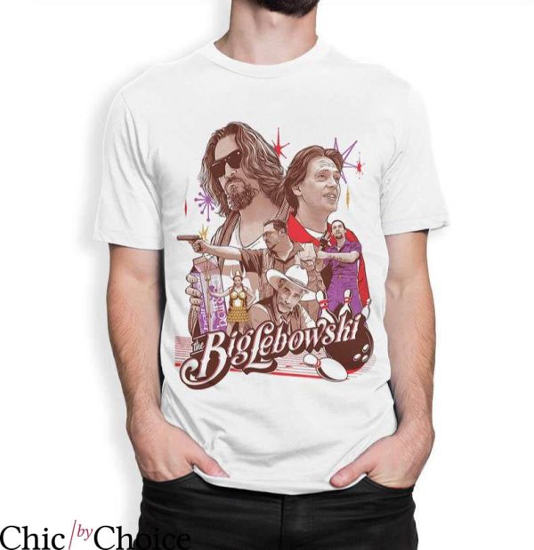 Big Lebowski T-shirt Funny Comedy Film Characters Retro