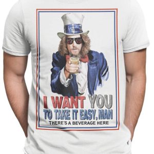 Big Lebowski T-shirt I Want You Funny Comedy Film