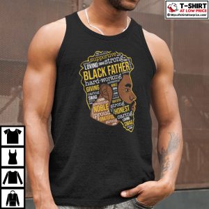 Black Father Hard Working Giving Awesome Happy Father’s Day Shirt
