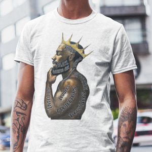 Black Fathers Are Kings Strong Supportive Shirt