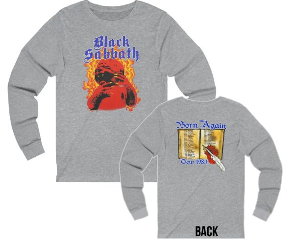 Black Sabbath 1983 Born Again Long Sleeved Tour Shirt