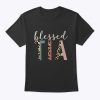 Blessed Tia Aunt Cute Leopard Print T-Shirt
