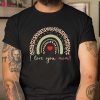 Boho Rainbow Style Hand Drawn Cute For Moms Day T-Shirt – Best gifts your whole family