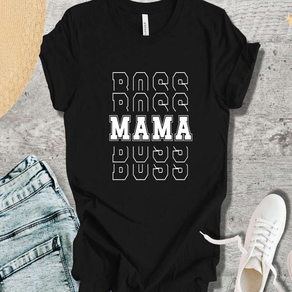 Boss MaMa Birthday Gifts for Mom T-Shirt – Best gifts your whole family