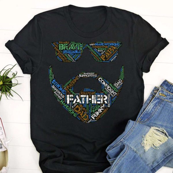 Brave Father Birthday Gifts For Dad T-Shirt – Best gifts your whole family