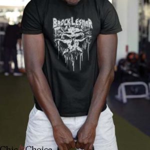Brock Lesnar T Shirt Brock Lesnar Carnage Skull Gift