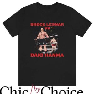 Brock Lesnar T Shirt Brock Lesnar VS Baki Hanma Shirt