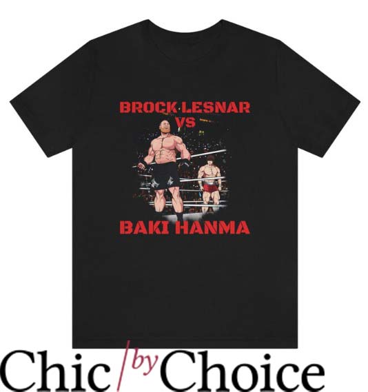 Brock Lesnar T Shirt Brock Lesnar VS Baki Hanma Shirt