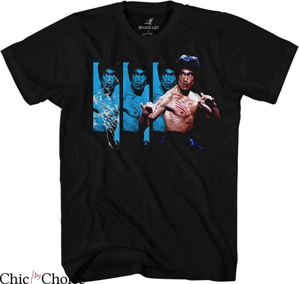 Bruce Lee T-Shirt Break Mirror The Way Of Intercepting Fist