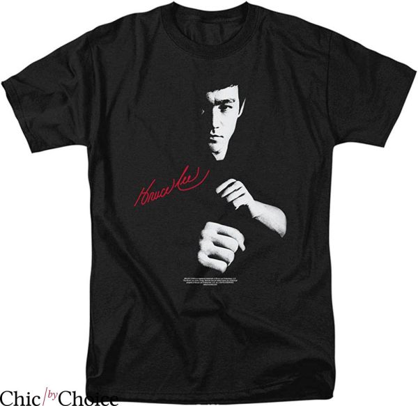 Bruce Lee T-Shirt Legend Martial Artist Picture Bruce Lee