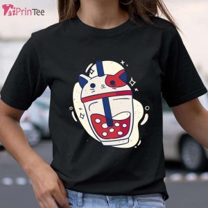 Bubble Tea Cat Lover Cat Mom T-Shirt – Best gifts your whole family