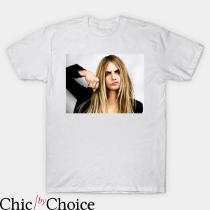 Cara Delavigne T-shirt Cara Photo Expression Of Personality