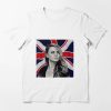 Cara Delavigne T-shirt Super Model Cara And England Flag