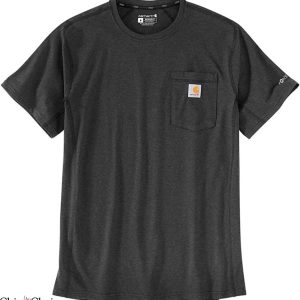 Carhartt Lounge T-Shirt Carhartt Wave Logo With Pocket