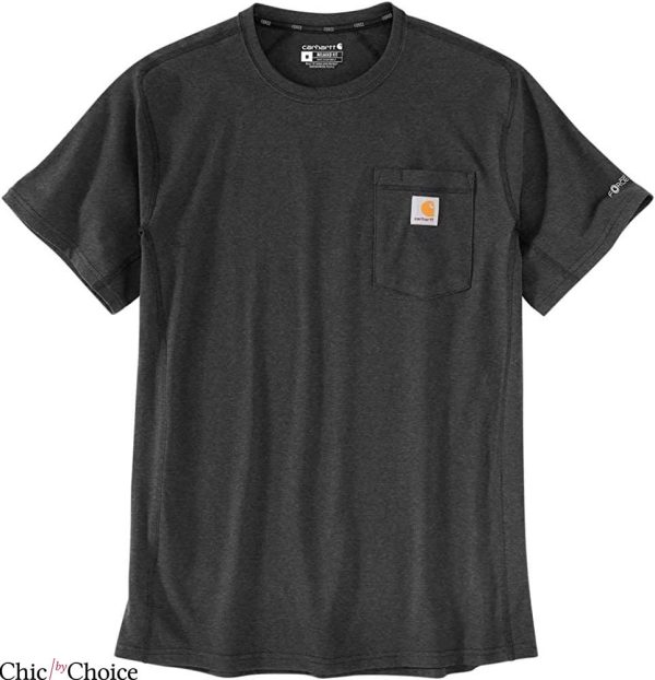 Carhartt Lounge T-Shirt Carhartt Wave Logo With Pocket