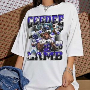 Ceedee Lamb Vintage Style 90s T-Shirt – Best gifts your whole family
