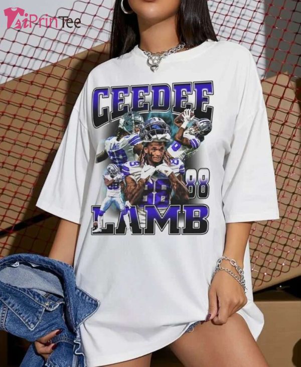 Ceedee Lamb Vintage Style 90s T-Shirt – Best gifts your whole family