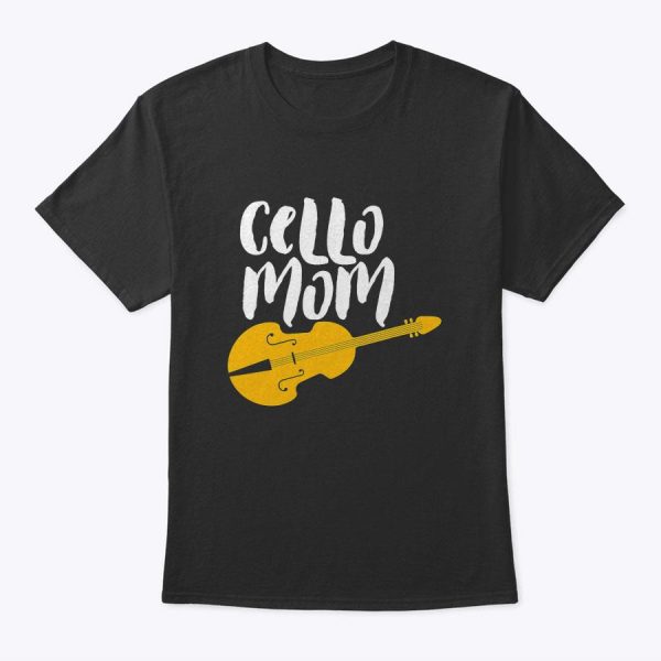Cello Mom Cello Player Orchestra Music Mother’s Day Vintage T-Shirt