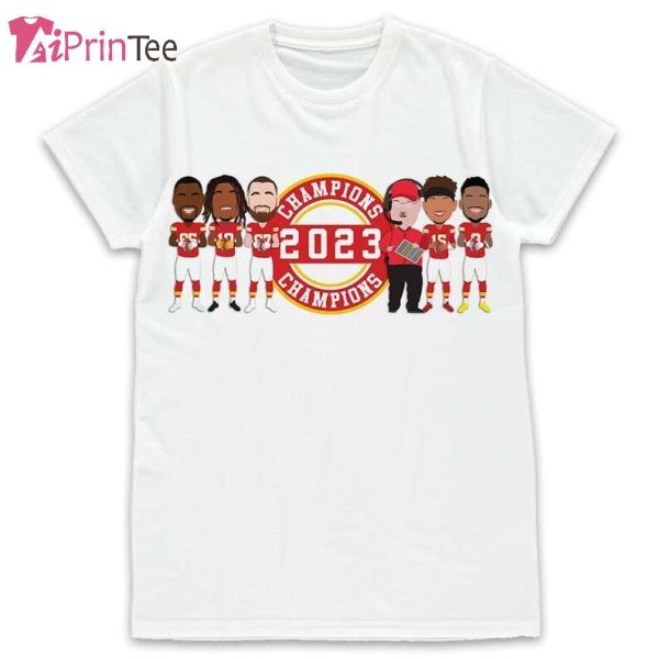 Chiefs Champions 2023 American Football T-Shirt – Best gifts your whole family