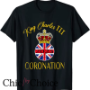 Coronation T Shirt 2023 Distressed God Save King
