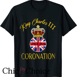 Coronation T Shirt 2023 Distressed God Save King
