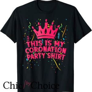 Coronation T Shirt King Charles 3 Party Celebration