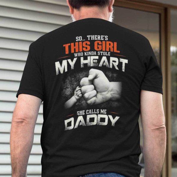 Daddy And Daughter Shirt Who Kindda Stole My Heart