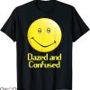 Dazed And Confused T-shirt Comedy Movie Yellow Smiley Face