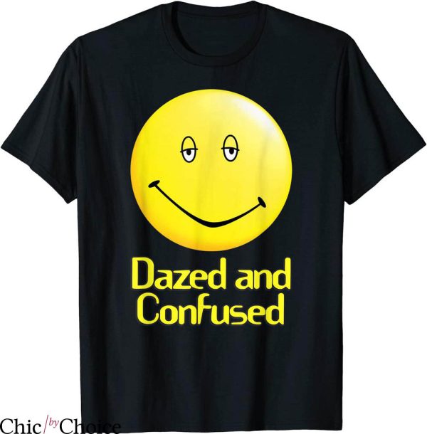 Dazed And Confused T-shirt Comedy Movie Yellow Smiley Face