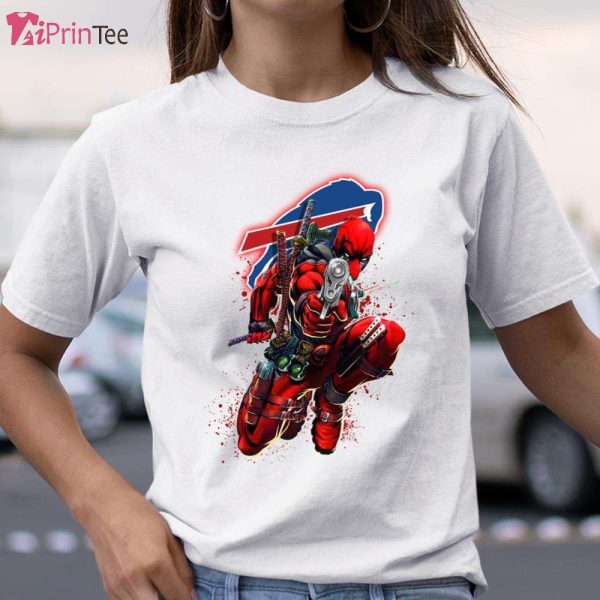 Deadpool Marvel Comics Football Buffalo Bills T-Shirt – Best gifts your whole family