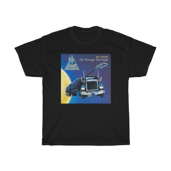 Def Leppard 1980 On Through The Night Album Cover Shirt
