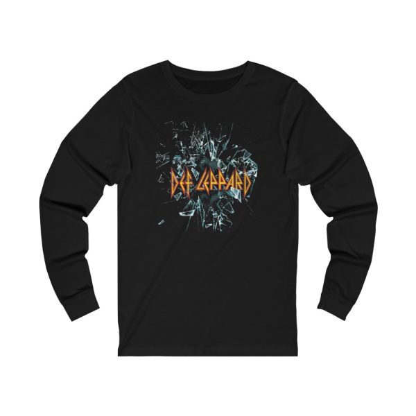 Def Leppard Logo Through Glass Long Sleeved Shirt